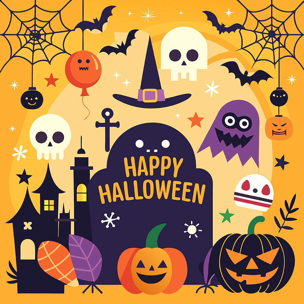 Banner lễ hội hóa trang halloween file EPS - mẫu số 293