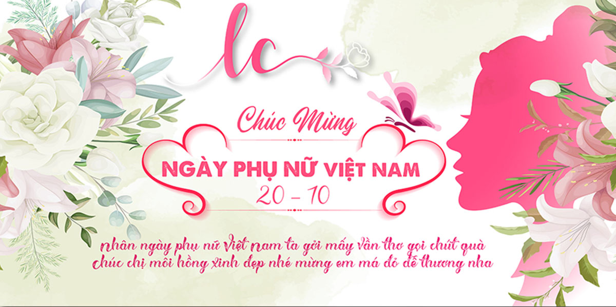 Thiệp chúc mừng ngày phụ nữ việt nam file EPS và AI mẫu PN248