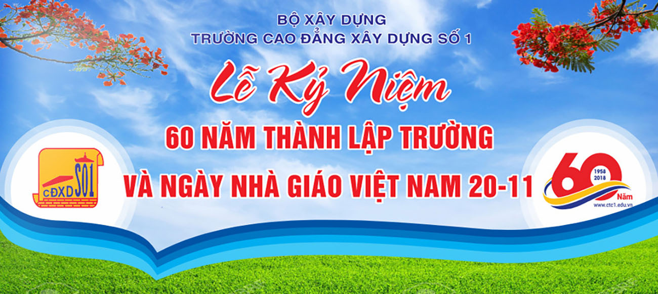 Backdrop kỉ niệm ngày thành lập trường mẫu 05 file Corel