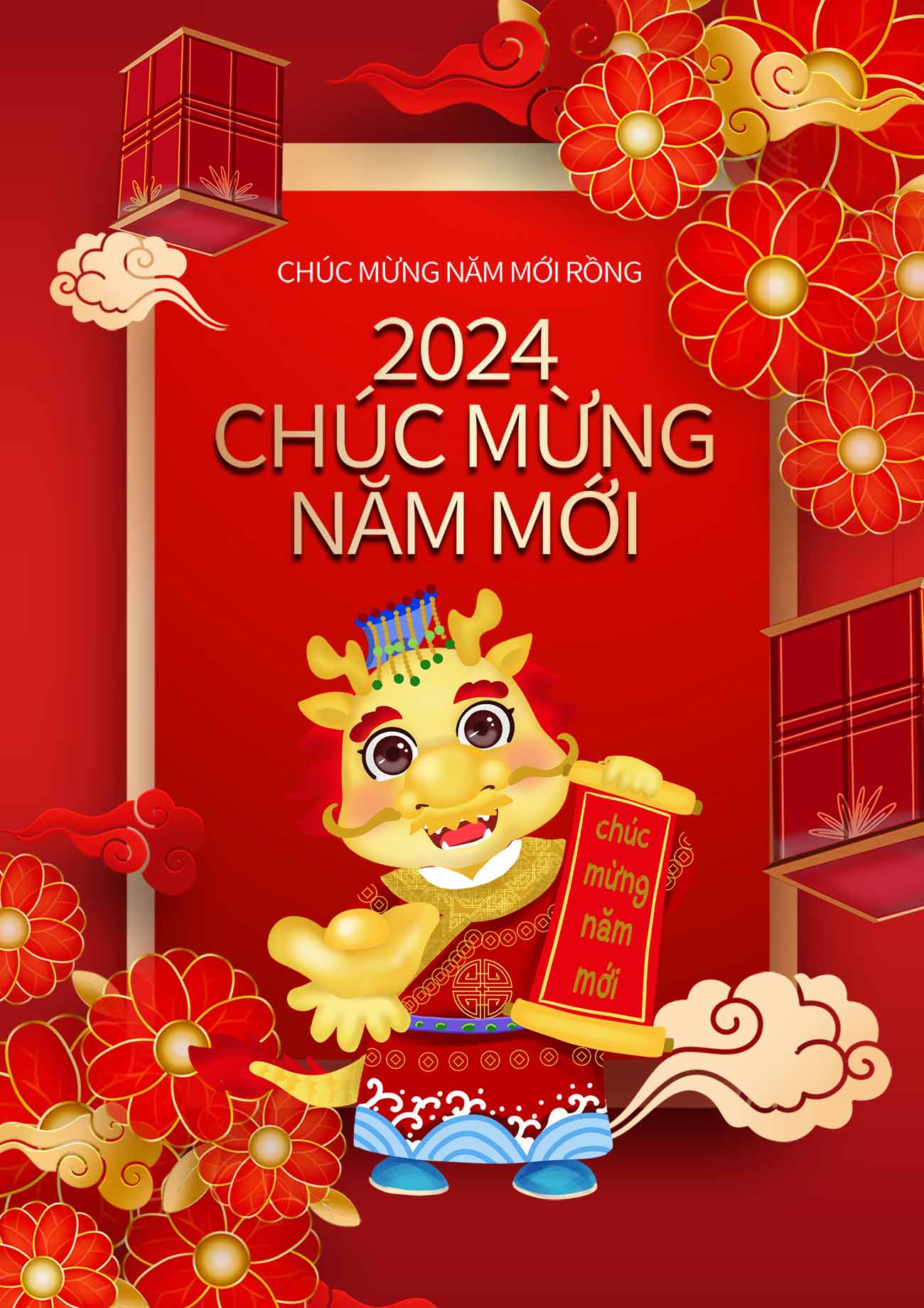 Poster chúc mừng măm mới mẫu 29 PSD