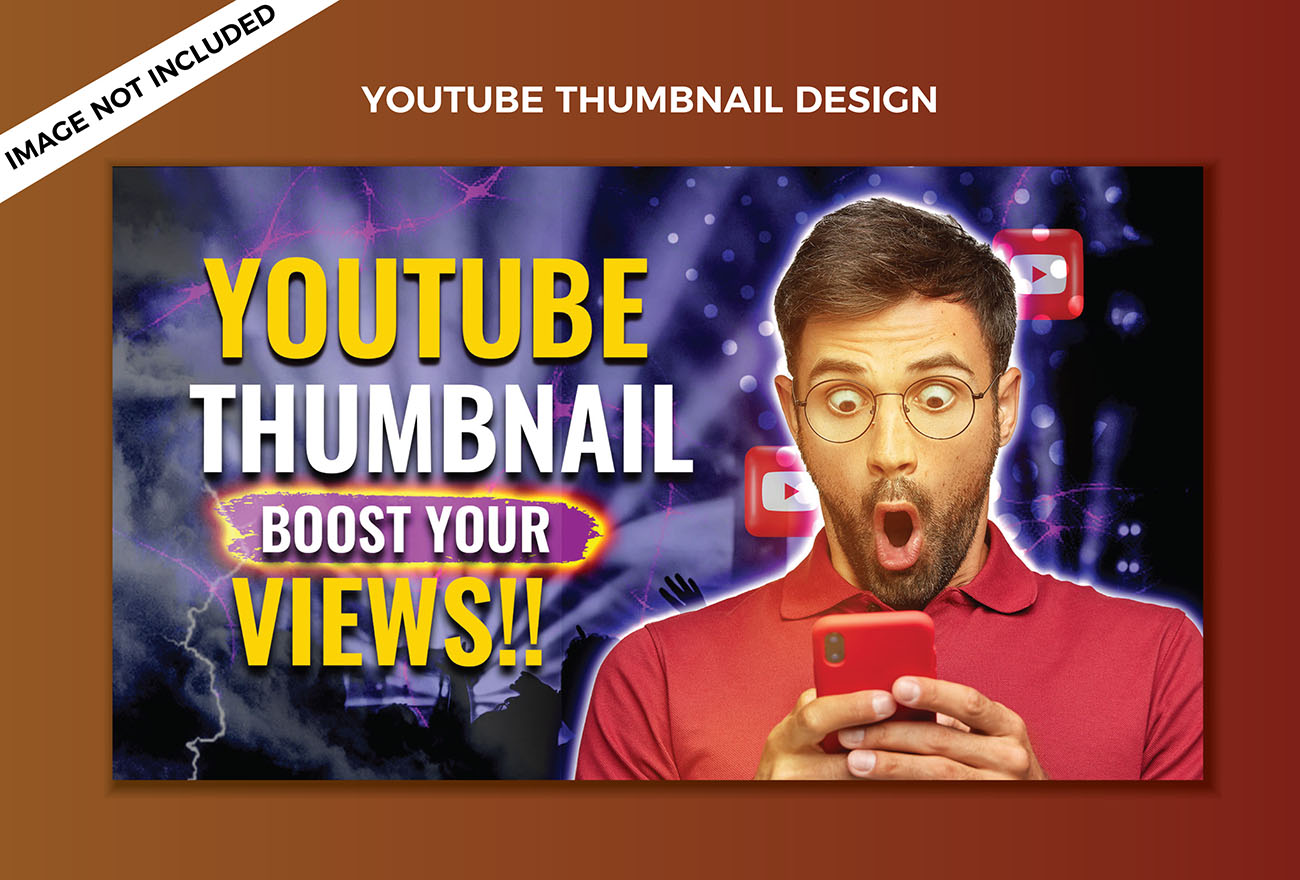 Ảnh thumb kênh youtube mẫu T27 file PSD