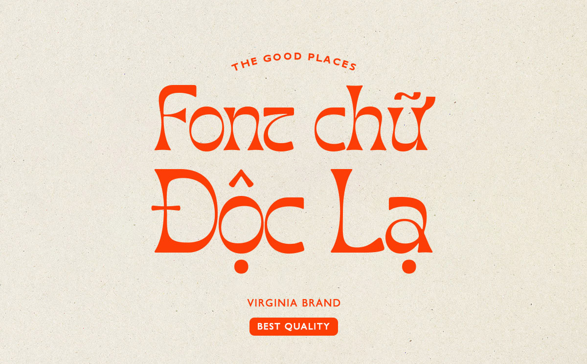 Font chữ hoạt hình TH Aradela Display Việt Hóa