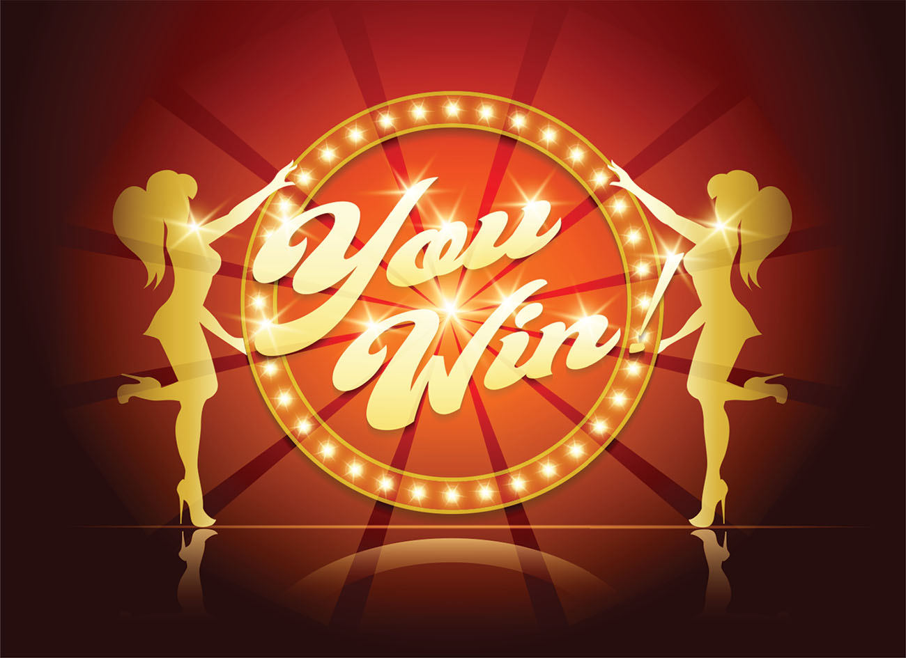 Banner trò chơi casino file EPS và AI mẫu T45