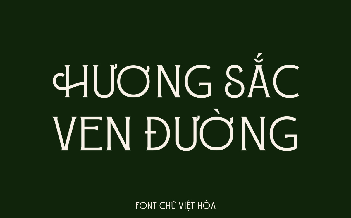 Font chữ sang trọng TH Honest Proud | Việt hóa