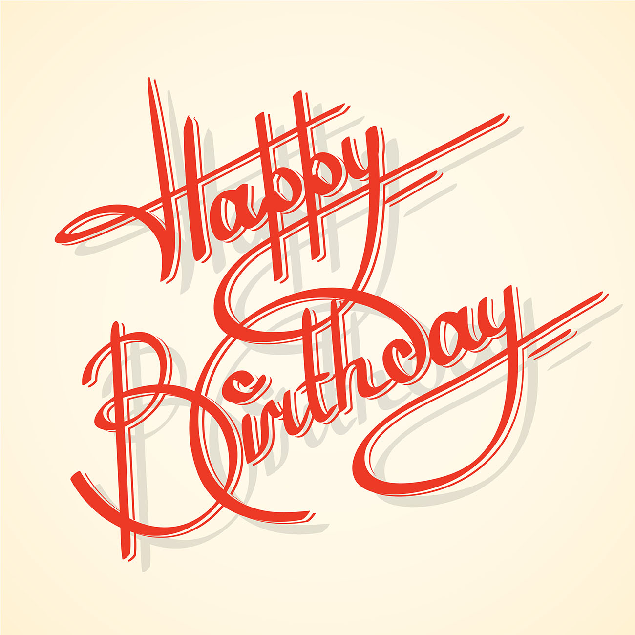 Bộ chữ typo happy birthday mềm mại cách điệu file EPS và AI mẫu K50