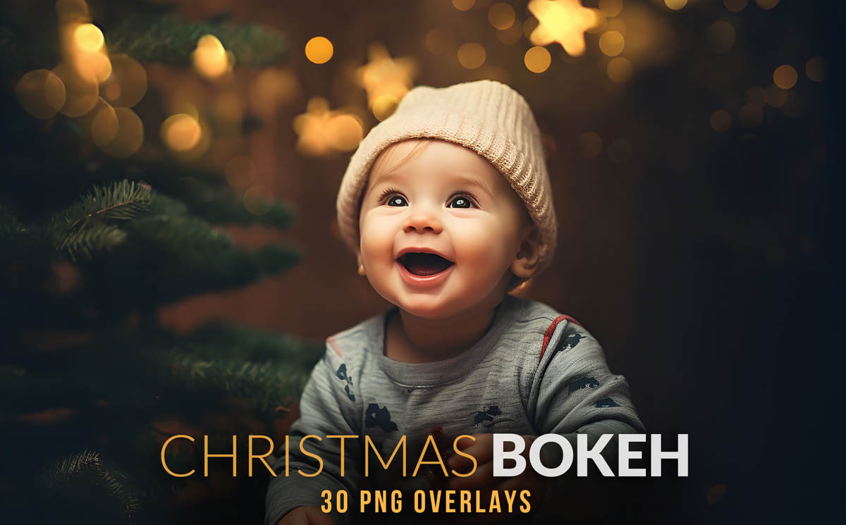 30 file hiệu ứng lớp phủ ánh sáng bokeh cho dịp giáng sinh noel