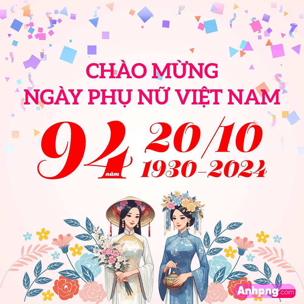 Banner chúc mừng ngày phụ nữ việt nam file CDR mẫu PN275