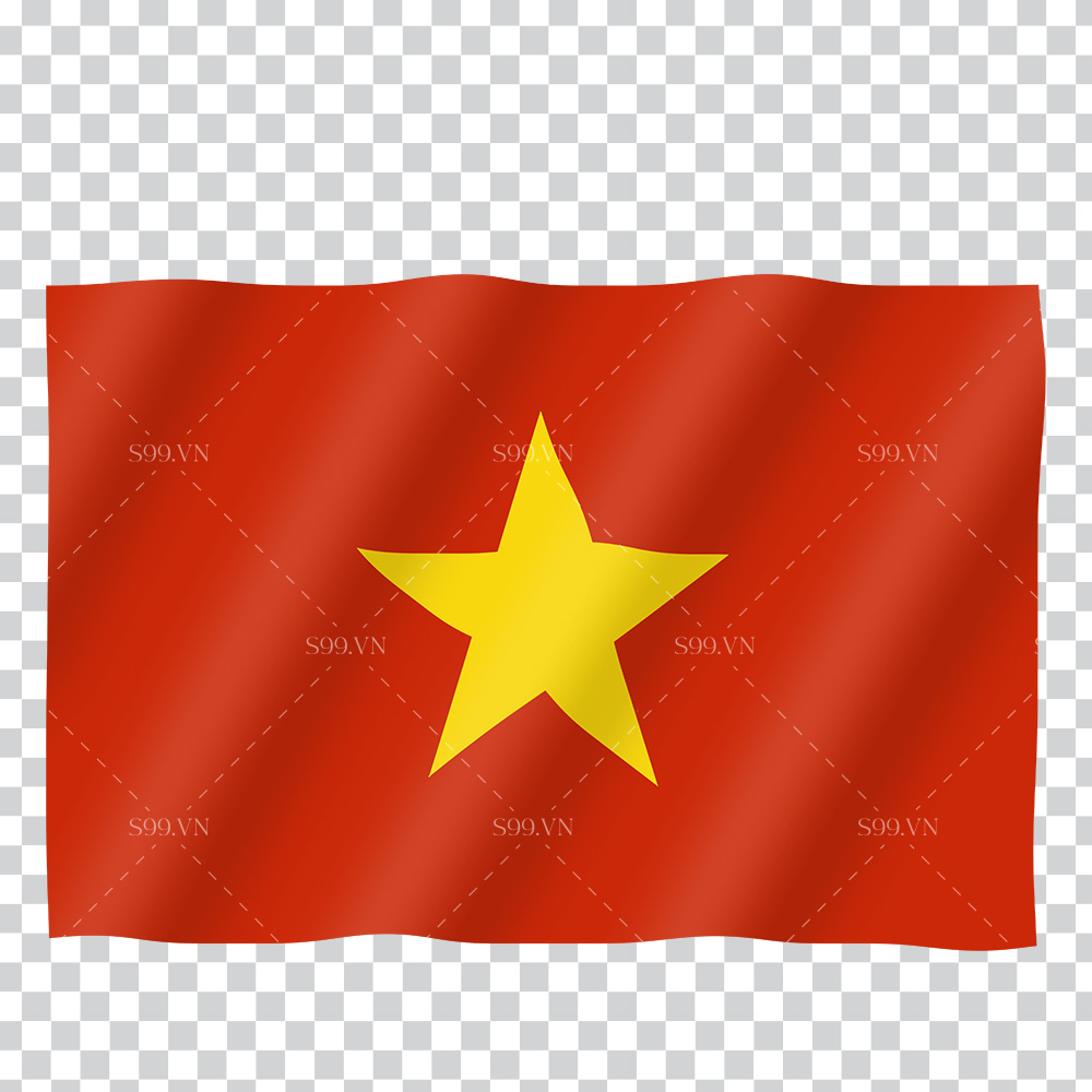 Ảnh cờ Việt Nam tung bay file PNG mẫu số 97