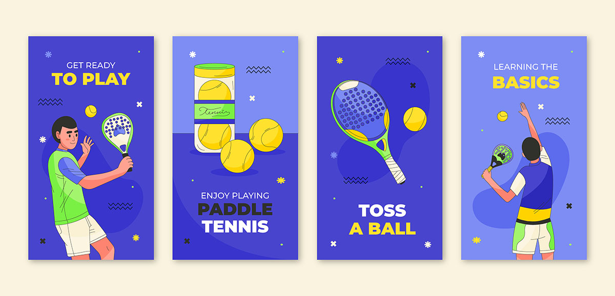 Poster giải đấu tennis file vector mẫu HV20