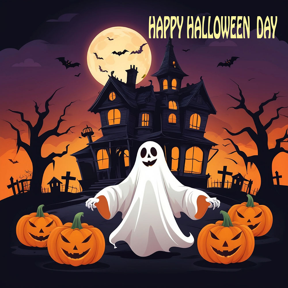 Banner tiệc hóa trang halloween file PSD - mẫu số 248