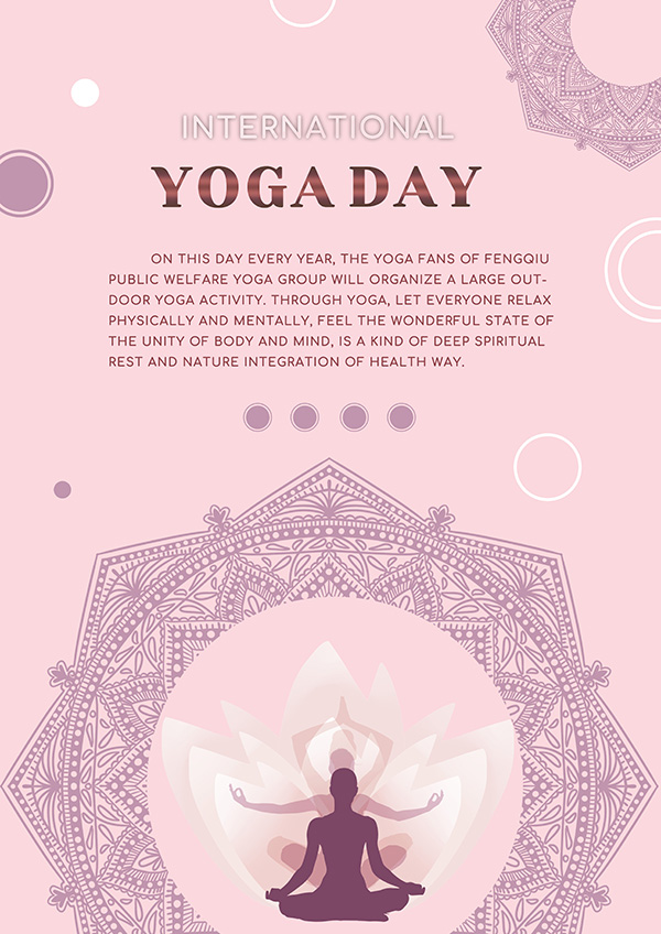 Poster tập yoga cơ bản tại nhà file PSD mẫu J160