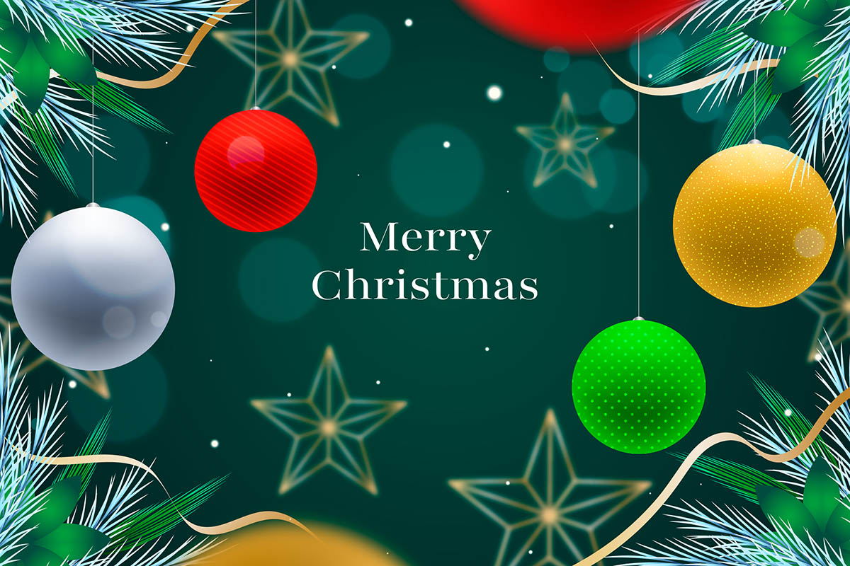 Banner chào mừng noel file vector mẫu số 742