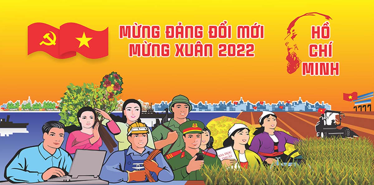 Backdrop toàn dân mừng ngày thành lập Đảng Cộng sản file CDR mẫu CR47