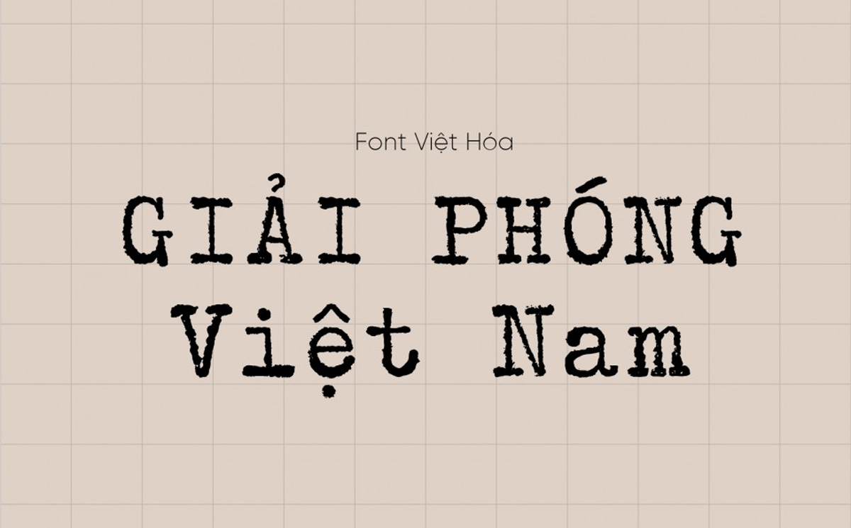 Font Chữ Cổ Xưa VL Typewriter BasiX Việt Hóa