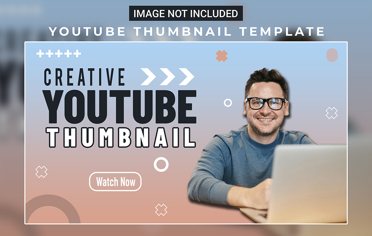 Ảnh thumb bìa kênh youtube file PSD mẫu G63