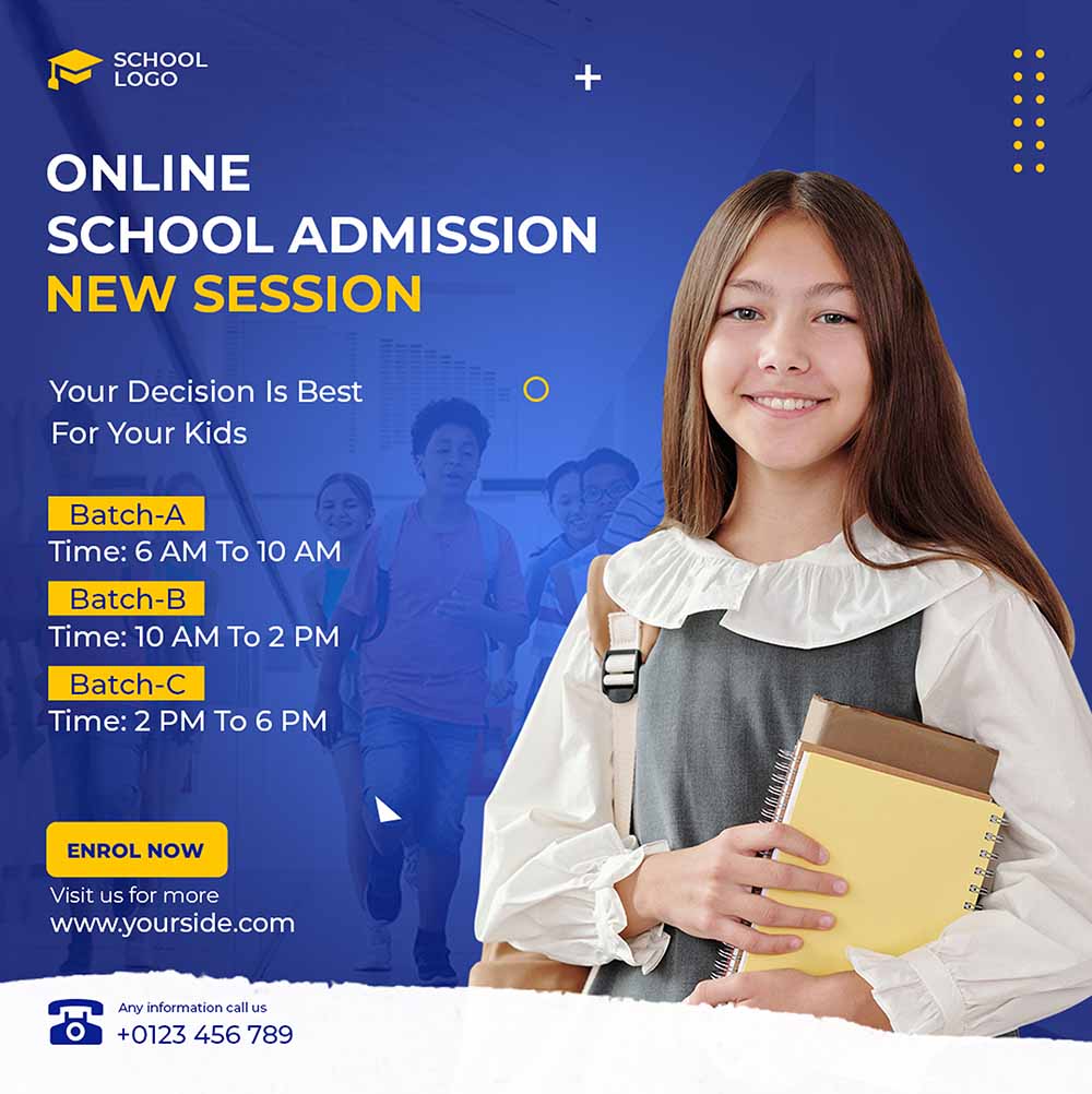 Banner học sinh du học nước ngoài file PSD mẫu DH129