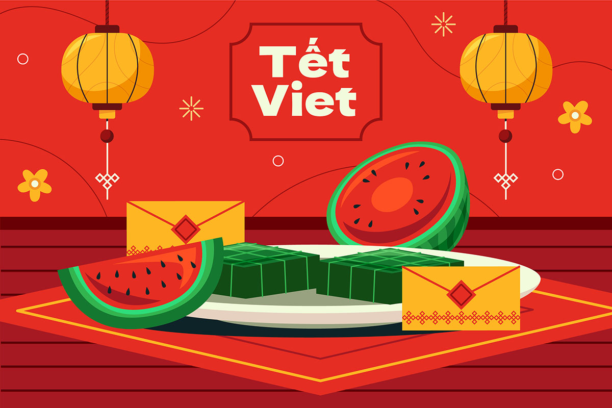 Background tết nguyên đán file vector mẫu 25R1389