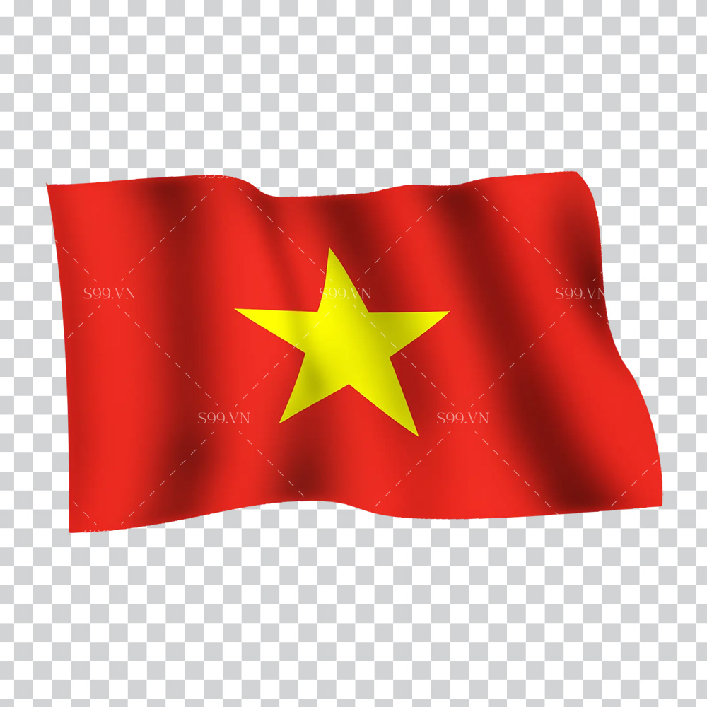 Ảnh cờ Việt Nam tung bay file PNG mẫu số 117