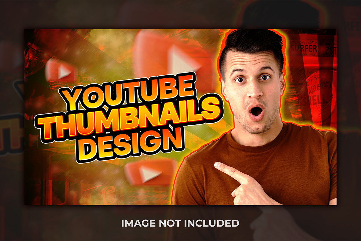 Ảnh thumb kênh youtube mẫu T81 file PSD