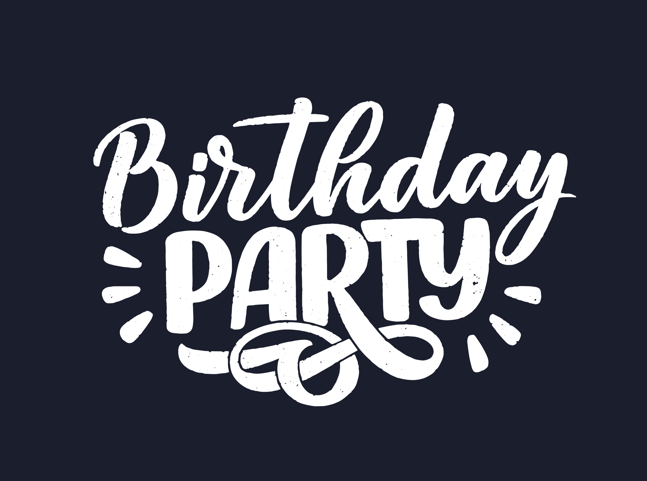 Bộ chữ typo happy birthday mềm mại file EPS và AI mẫu K132