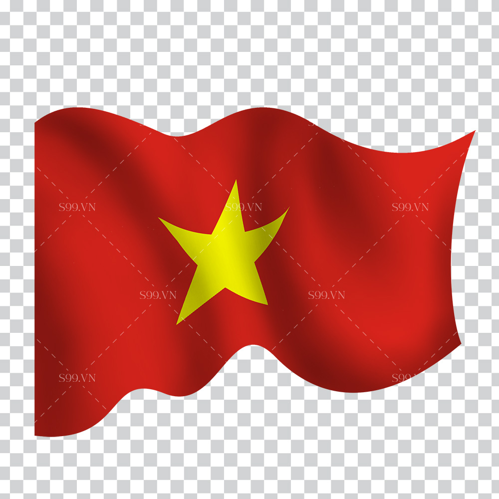 Ảnh cờ Việt Nam tung bay file PNG mẫu số 47