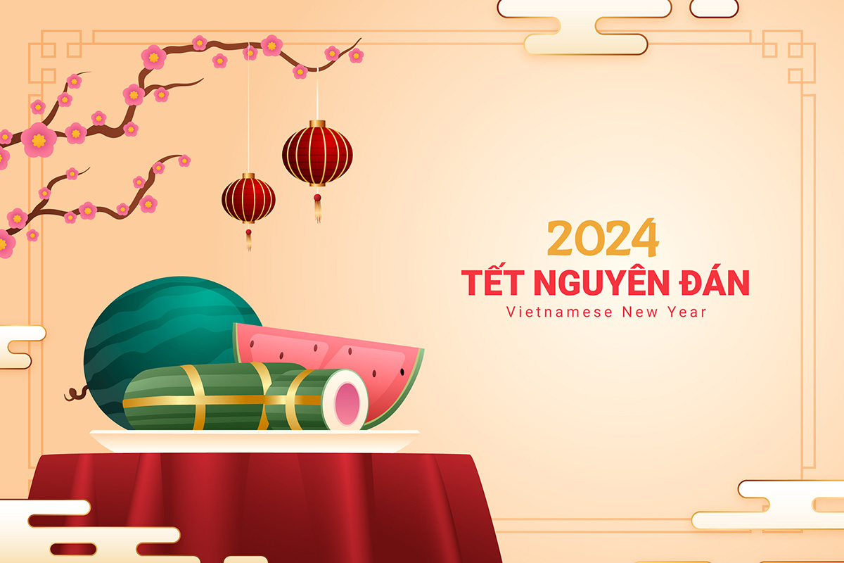 Background tết cổ truyền file vector mẫu 25R1422