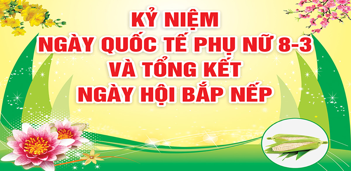 Phông nền văn nghệ kỷ niệm ngày quốc tế phụ nữ - File Corel