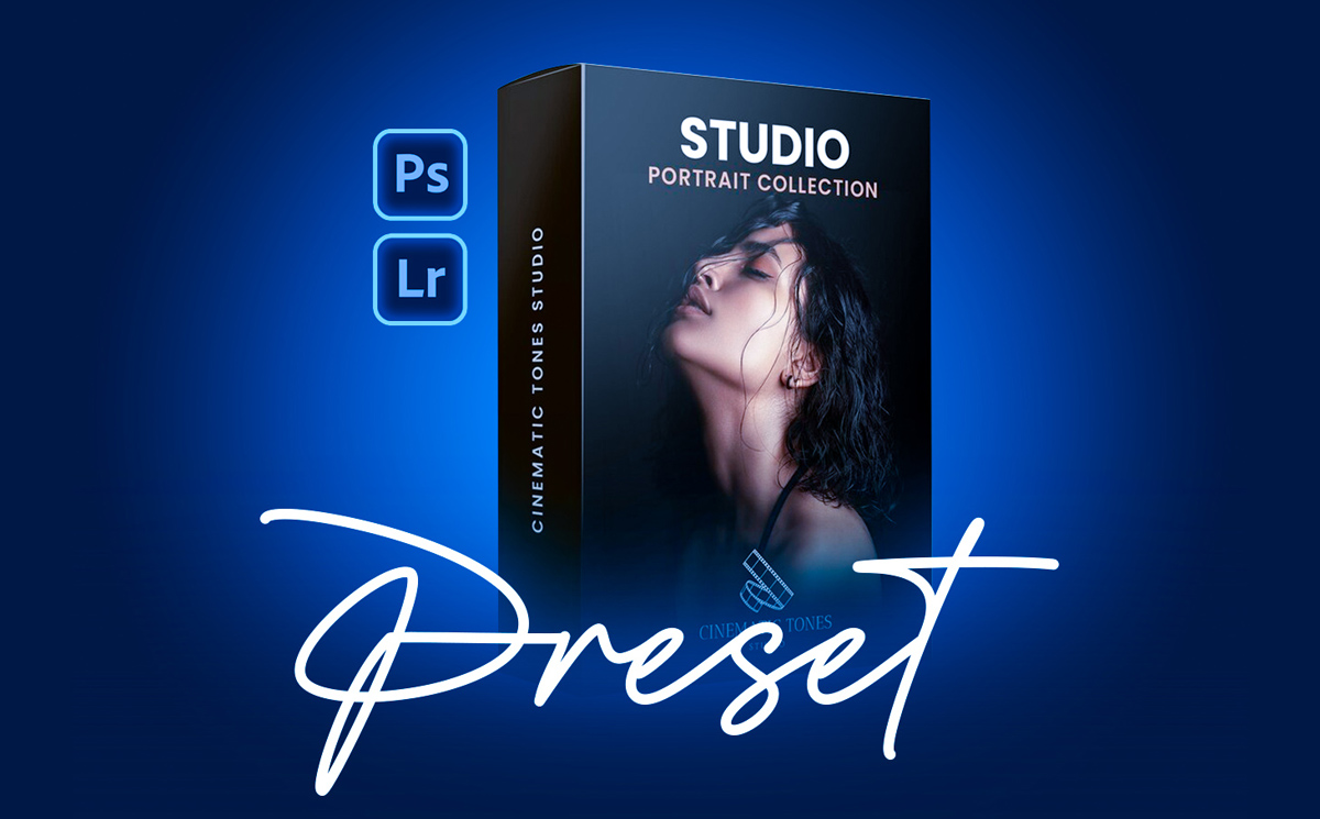 Bộ preset màu studio, phim trường cho Photoshop và Ligtroom