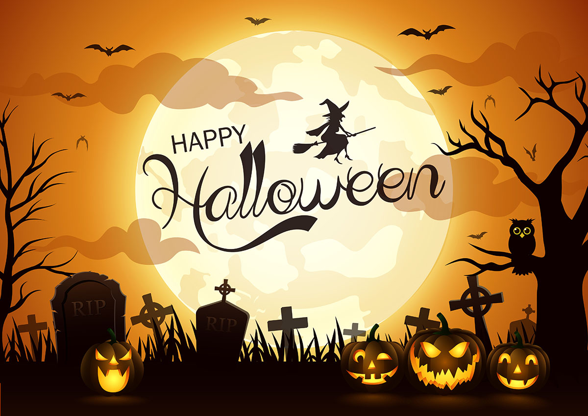 Banner lễ hội halloween file EPS và AI mẫu MB127