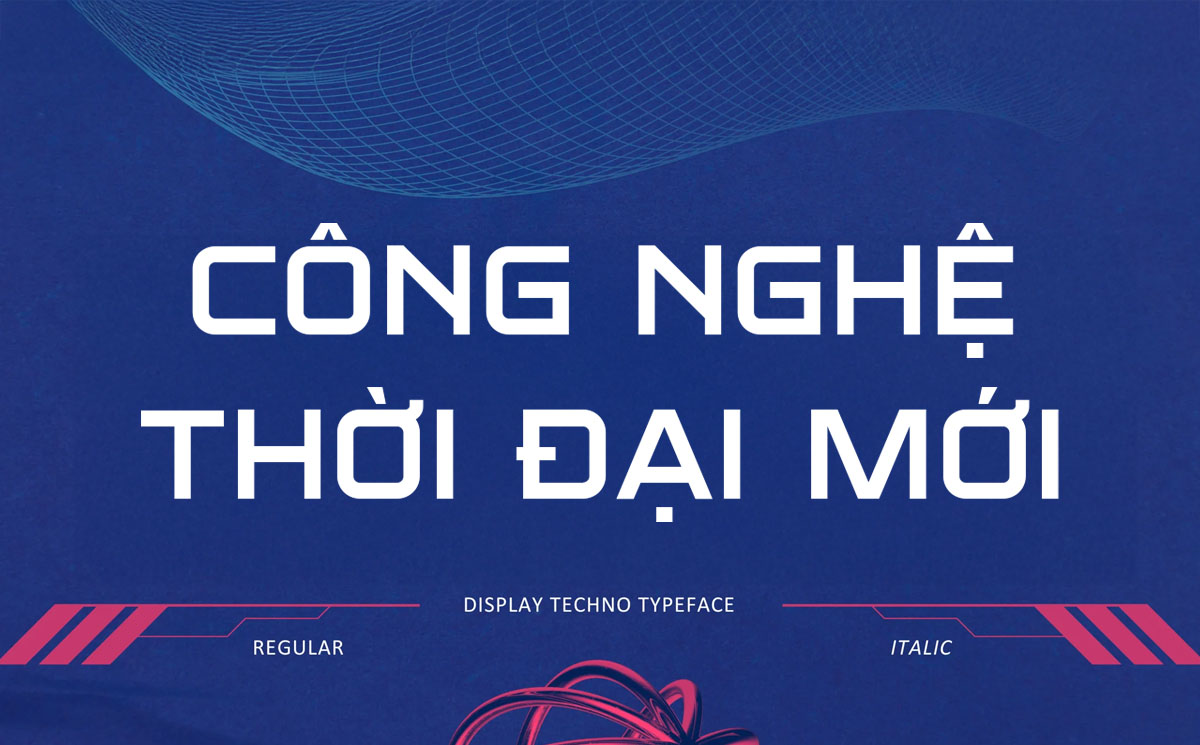 Font chữ thể thao mạnh mẽ TH Cardot Việt hoá