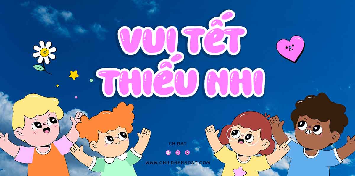 Banner vui chơi ngày quốc tế thiếu nhi file PSD mẫu TN52