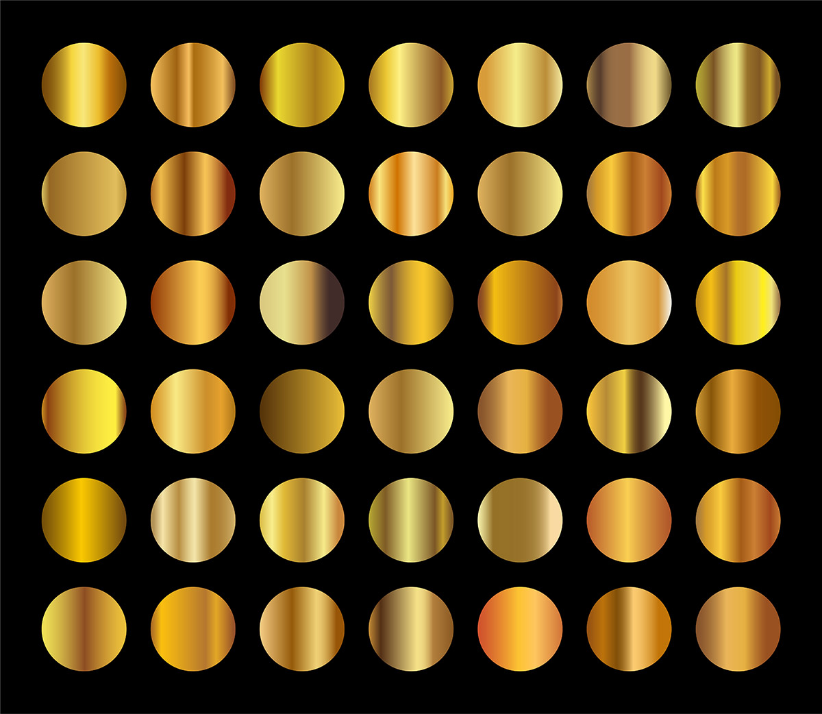 Bảng màu gradient file EPS - mẫu số 60