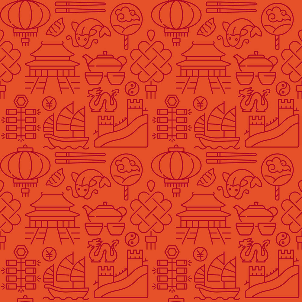 Pattern họa tiết ngày tết file vector - mẫu số 474