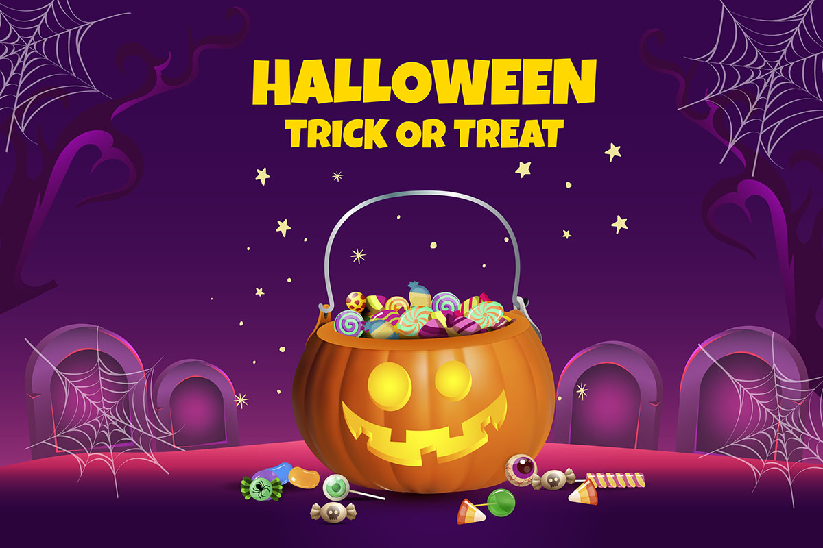 Banner halloween kinh dị file EPS và AI mẫu MB150