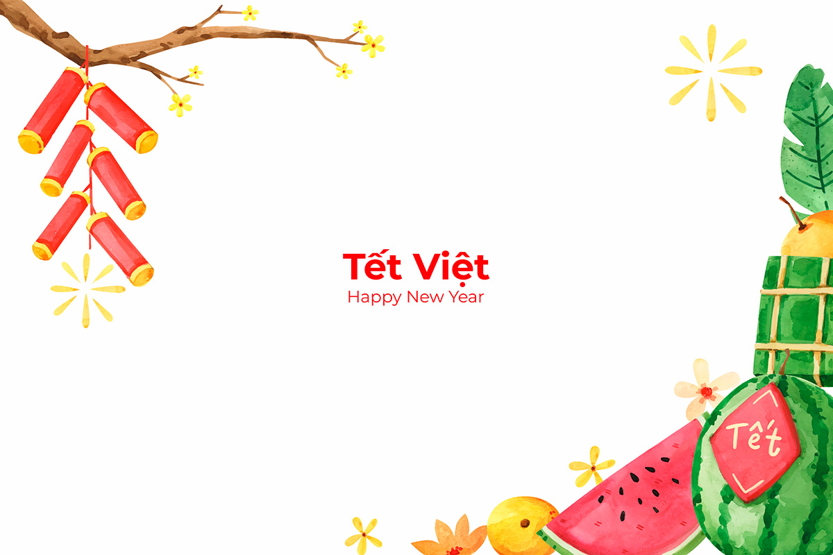 Background dịp tết nguyên đán file vector mẫu 25R1402