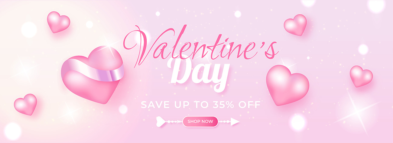 Banner ngày valentine file EPS và AI mẫu V62