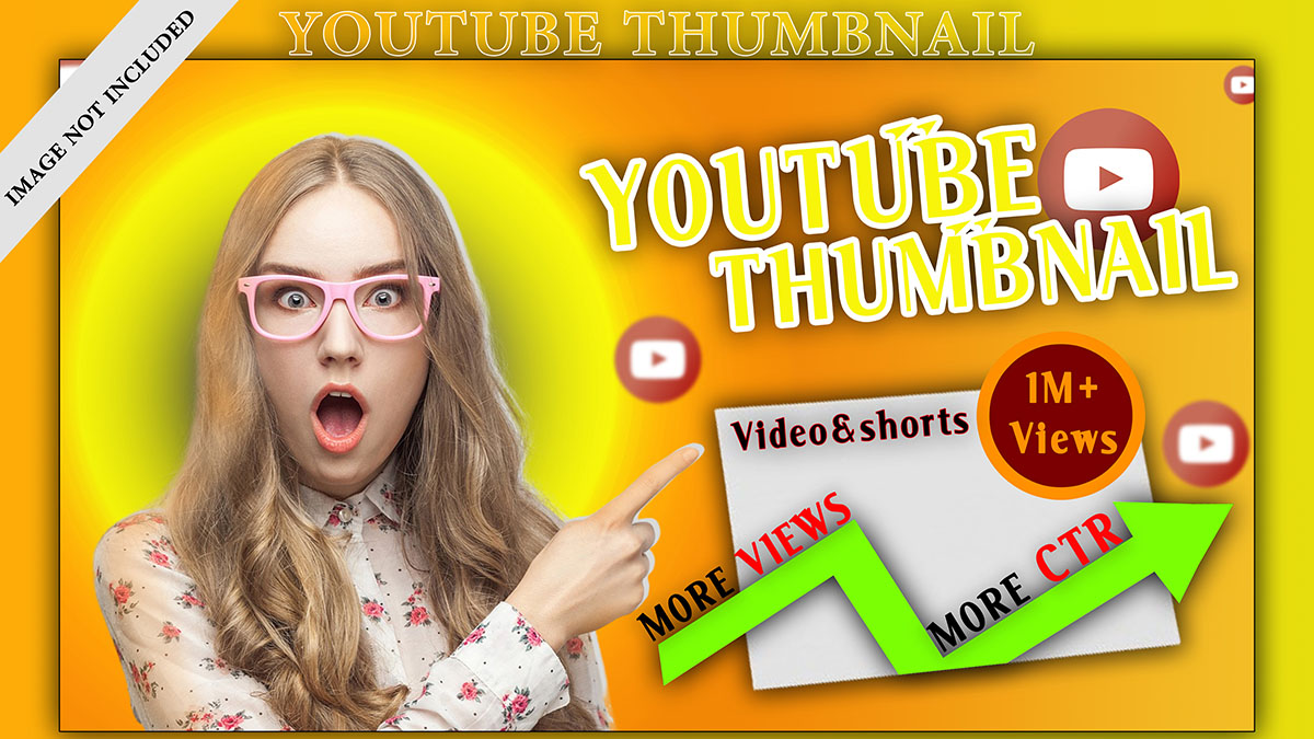 Ảnh thumb bìa kênh youtube file PSD mẫu G75