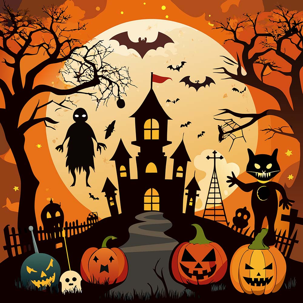 Hình minh họa lễ hội hóa trang halloween file EPS - mẫu 102