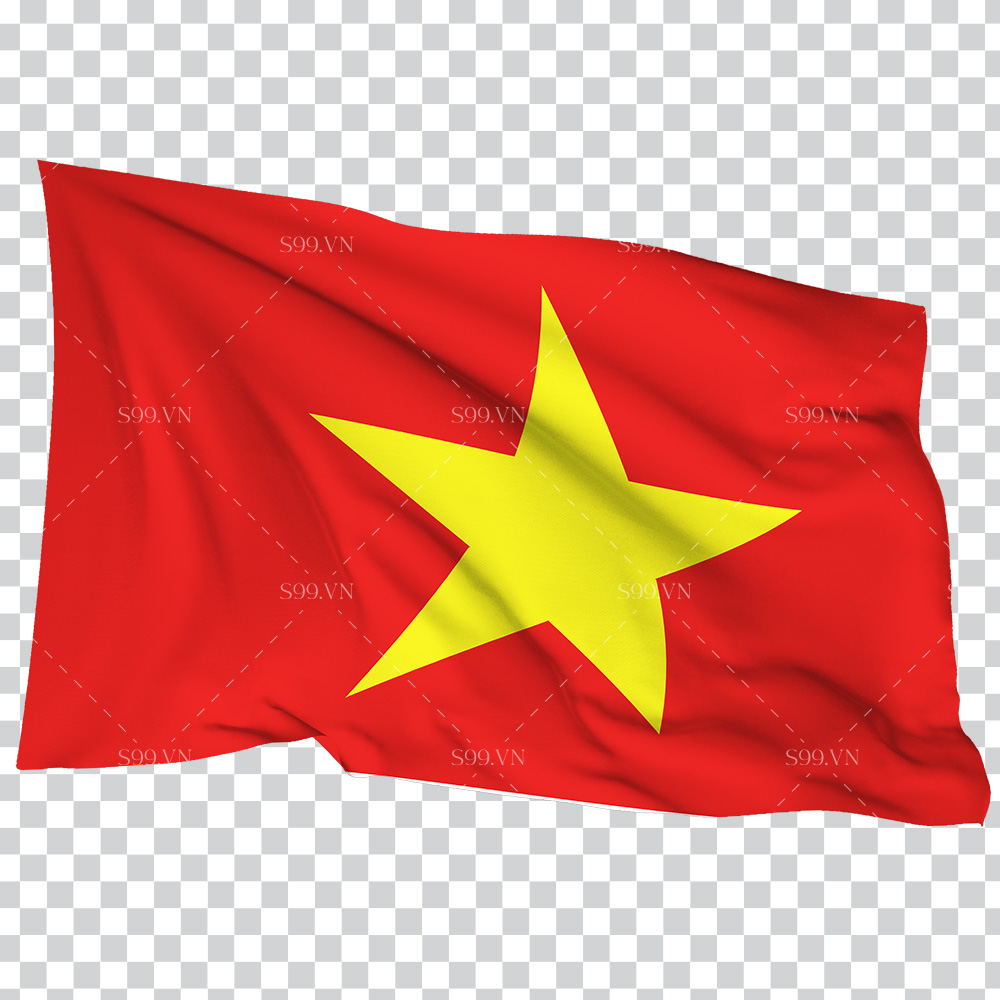 Ảnh cờ Việt Nam tung bay file PNG mẫu số 17