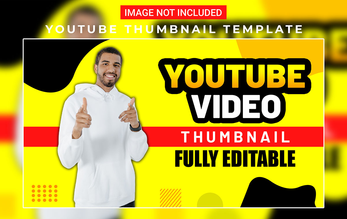 Ảnh thumb kênh youtube mẫu 56 file PSD