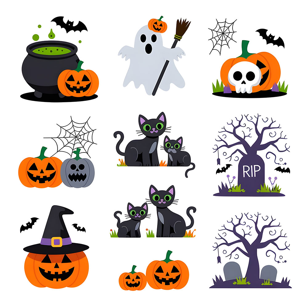 Hình minh họa nhân vật halloween file EPS - mẫu số 679