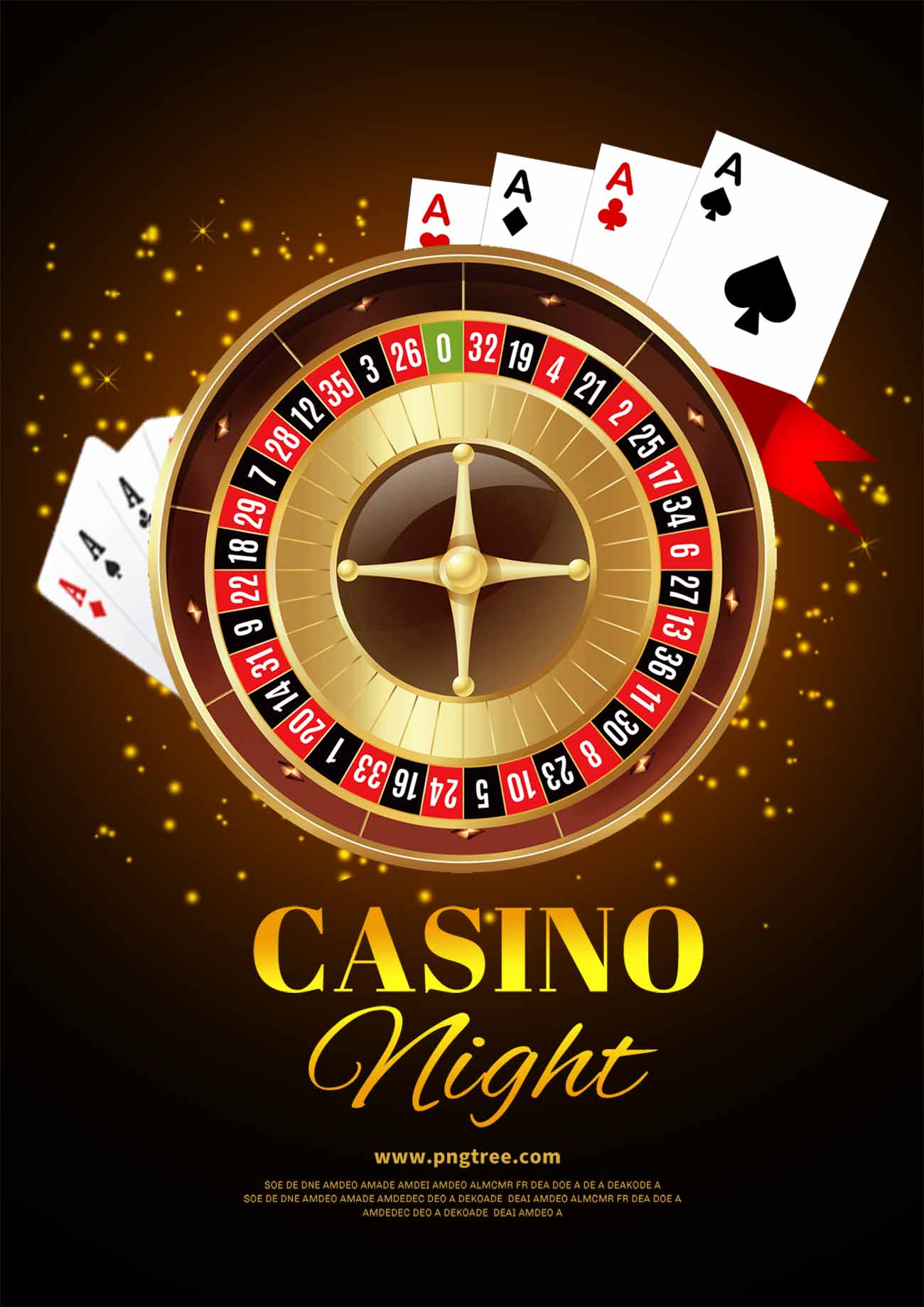 Poster trò chơi casino file PSD mẫu T20