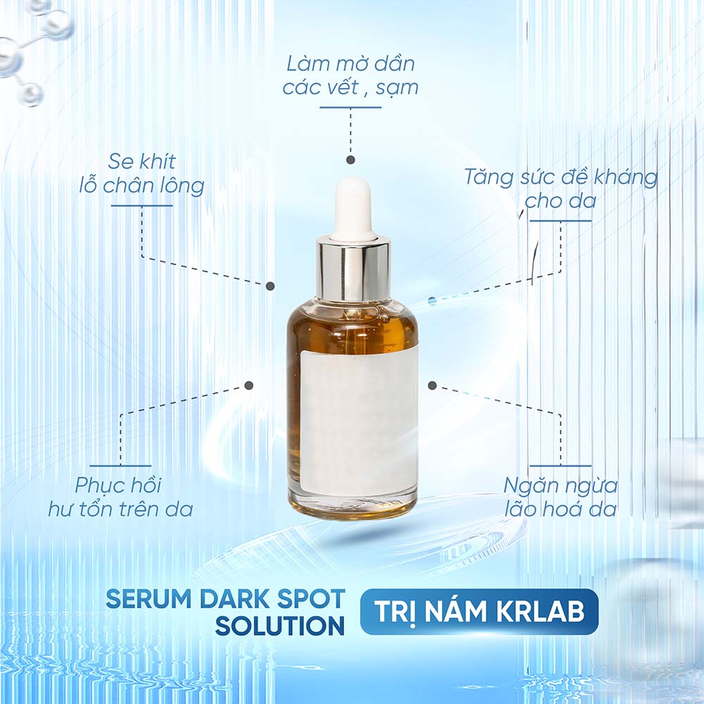 Poster các thành phầm có trong serum file PSD mẫu MP294