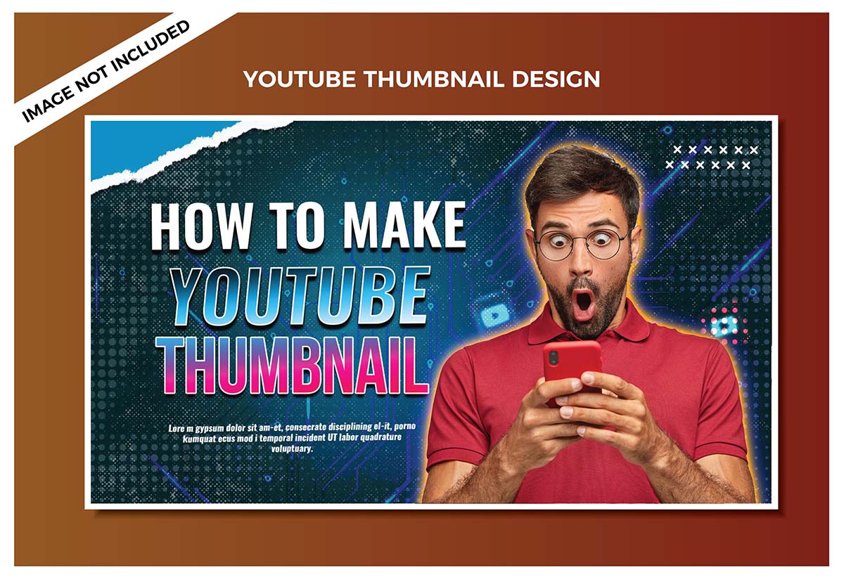 Ảnh thumb kênh youtube mẫu 47 file PSD