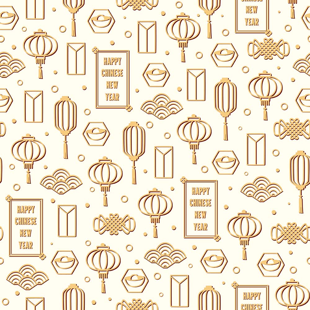 Pattern họa tiết ngày tết file vector mẫu 25R1343