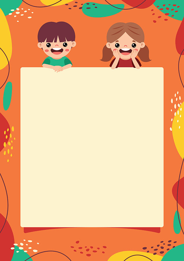 Background bé cùng nhau học tập file vector mẫu PT129