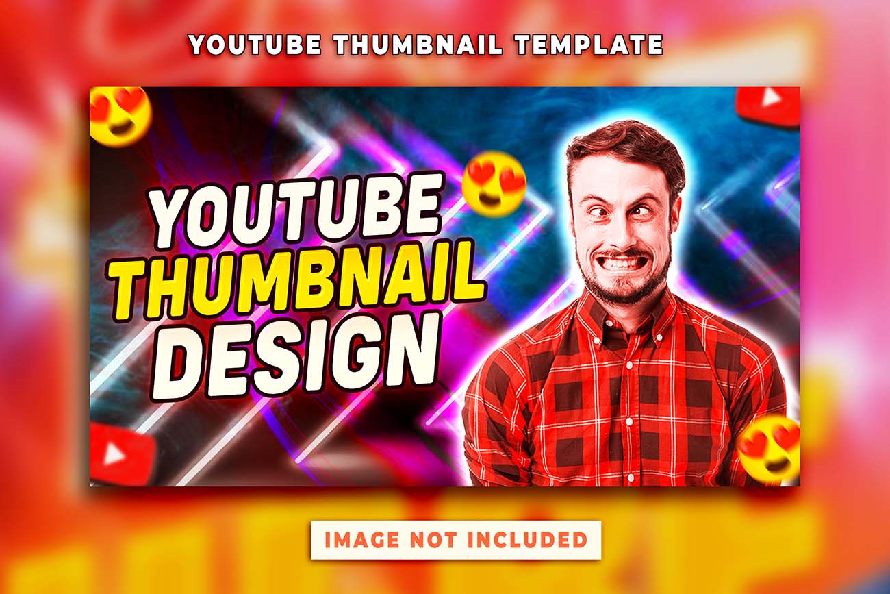 Ảnh thumb bìa youtube file PSD mẫu Y102