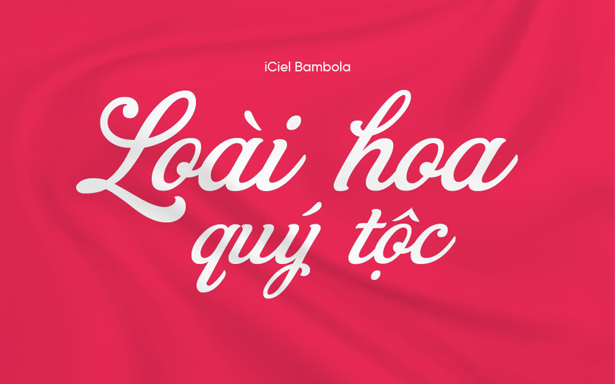 Font chữ viết tay đẹp iCiel Bambola Việt Hóa