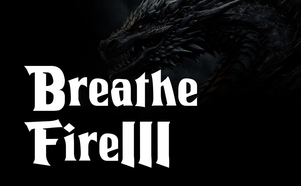 Phông chữ game mạnh mẽ Việt hóa TH Breathe Fire