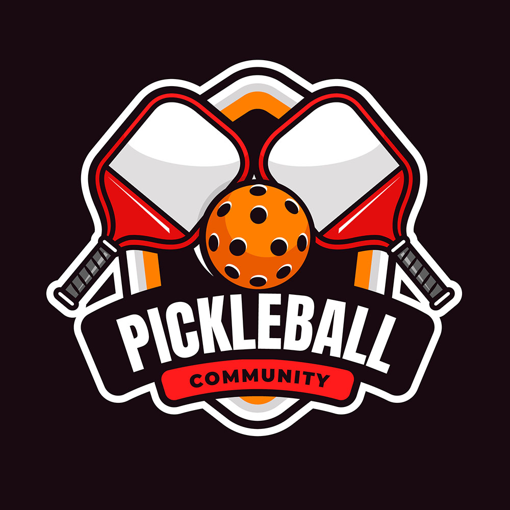 Logo giải đấu pickleball file vector mẫu HV33